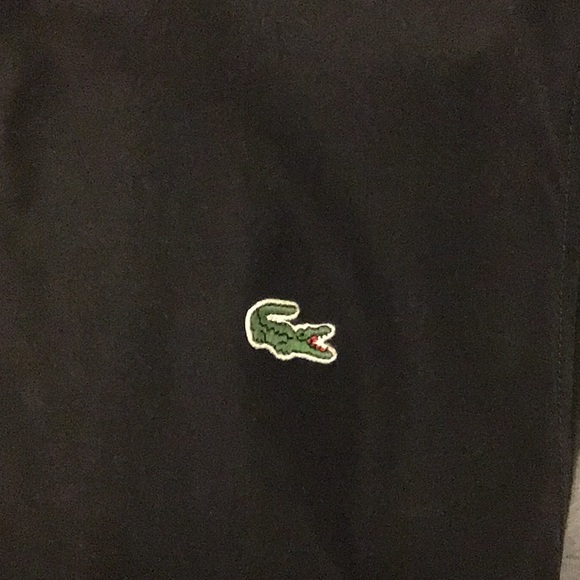 LACOSTE MEN’S BLACK ZIPPERED SPORT GOLF VEST size 56/7 - Picture 3 of 11